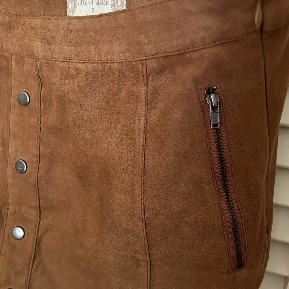Alterd State suede skirt, size S - Picture 2 of 3